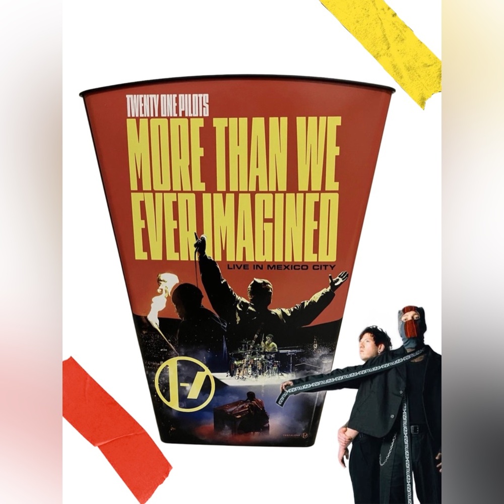 Twenty One Pilots "More Than We Ever Imagined" Popcorn Bucket